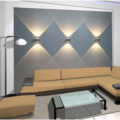 Modern Aluminum 6W AC85-265V LED Indoor Decoration Crystal Wall Lamp WL3820picture6