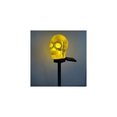 Solar Resin Halloween Skull Pathway Stake Light HWL1400picture2