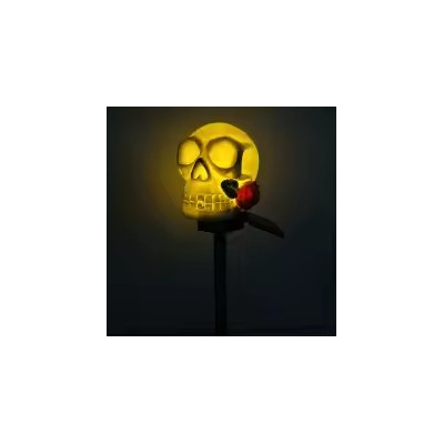 Solar Resin Halloween Skull Pathway Stake Light HWL1400picture4