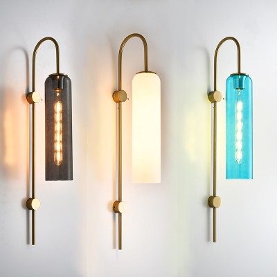 Modern Nordic Home Decorative Living Room Bedroom Copper Wall Lights WL3960picture6