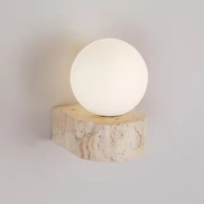 Vintage Travertine Glass LED Wall Light WL3990picture7