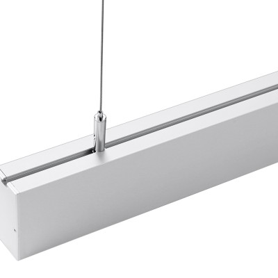 Aluminum and PC Lamp Body 600/1200/1800/2400mm Office LED Pendant Linear Light LNL1400picture2