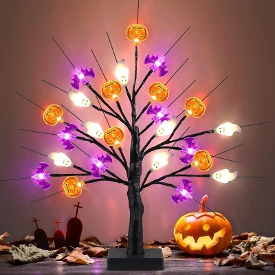 LED Light Halloween Glowing Pumpkin Ghost Kids Gift Halloween Party Decoration HWL1900picture7
