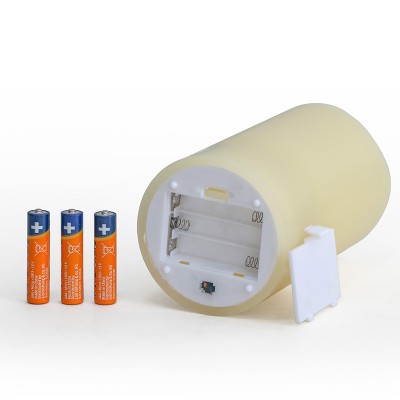 Ivory Real Wax 5\" 6\" 7\" Flameless LED Electric Candle Light CAD900picture1