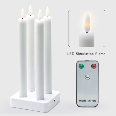 Flameless LED Taper Candles Flickering Rechargeable with Remote CAD220picture7