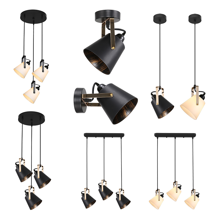 Retro Nordic Adjustable Angle Indoor Decoration E27 Pendant or Wall Lamp WL4100picture6