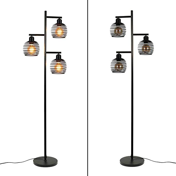 Industrial Style  E27  Lamp with LED Filament Bulb Floor Lamp FRL740