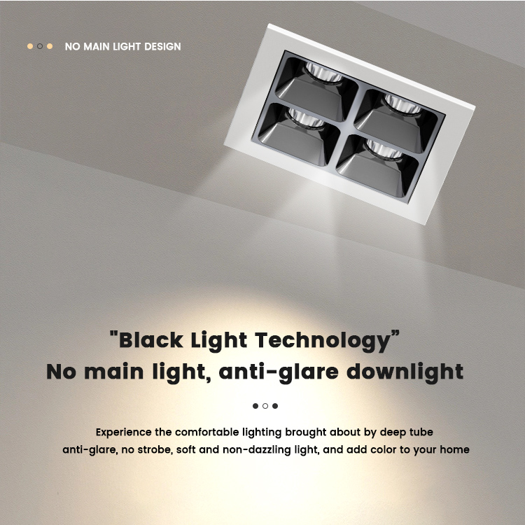 Hot Selling Store Indoor Energy Saving 8W Non Decorative Led Embedded Downlight