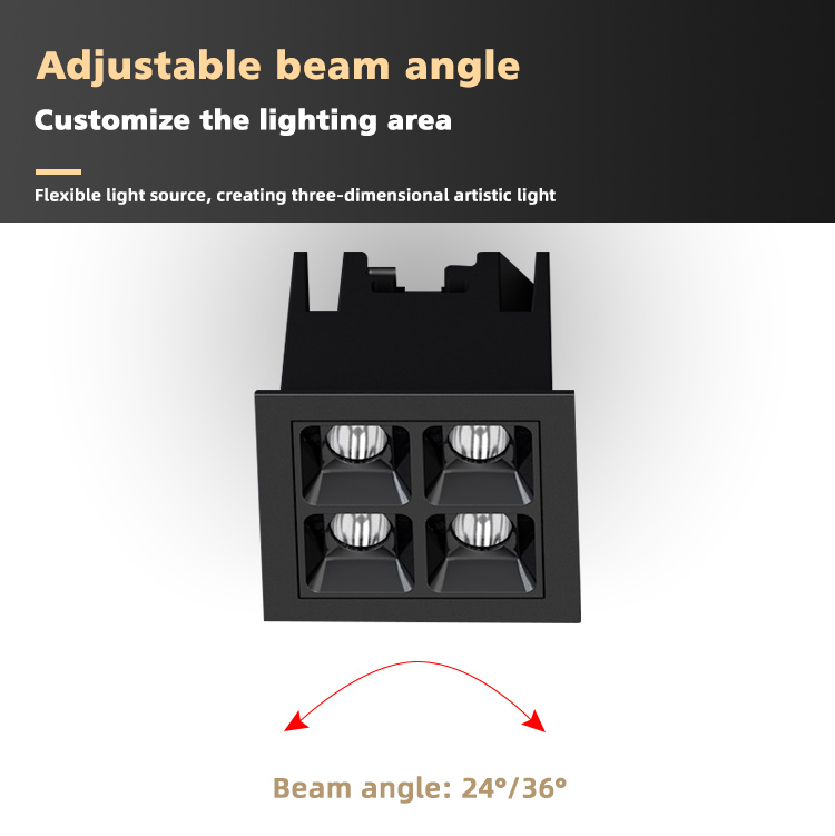 Hot Selling Store Indoor Energy Saving 8W Non Decorative Led Embedded Downlight