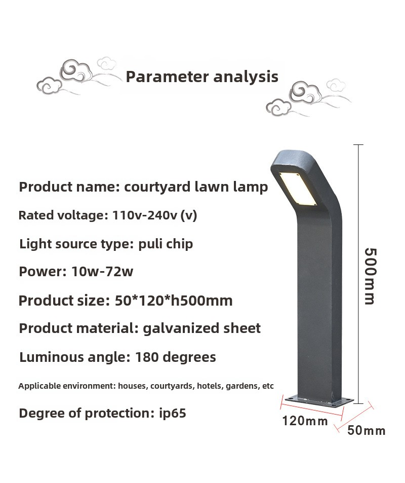 Wholesale IP65 Waterproof LED Garden Lawn Light Aluminum Landscape Light for Outdoor Use Multiple Specifications Factory Source