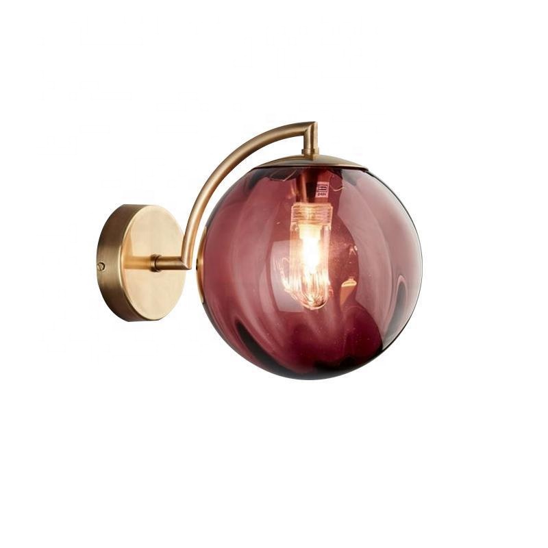 Creative Bedroom Glass Wall Lamp WL4270