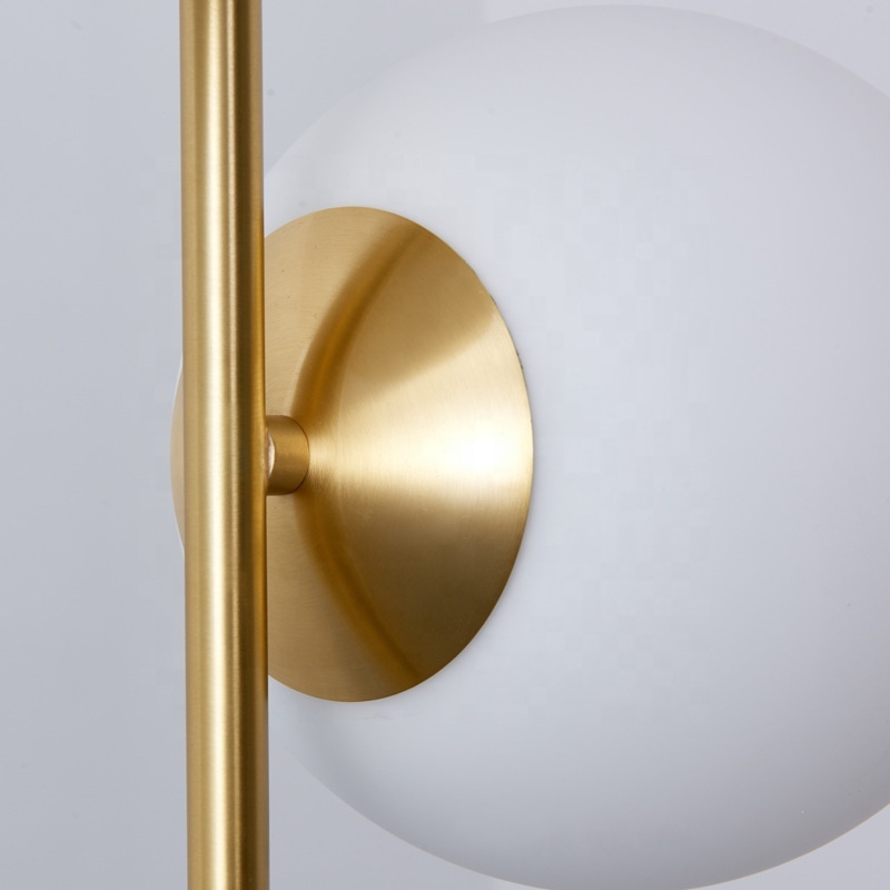 Modern Minimalist Restaurant Brass Glass Pendant Light Bedside Nordic Creative Glass Ball Pendant Lights