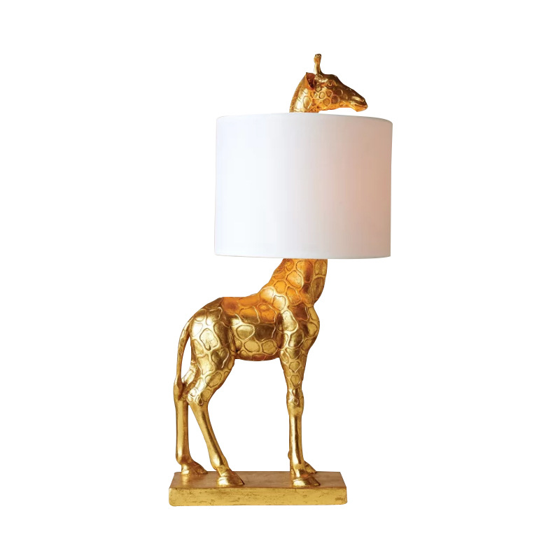 Gold Body Animal Resin Giraffe Table Lamp DTL2520