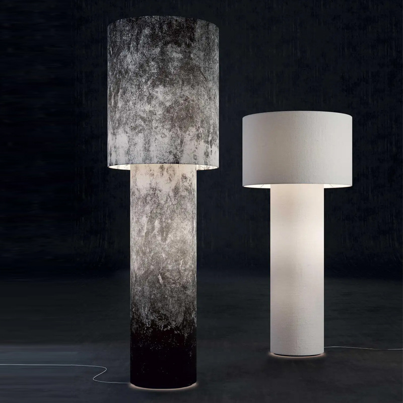 Italian Tubular Floor Lamp Modern Simple Living Room Sofa Edge Black Net Red Bedroom Bedside Lamp