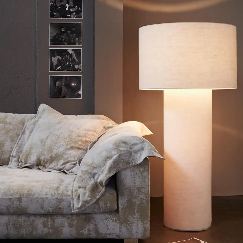Italian Tubular Floor Lamp Modern Simple Living Room Sofa Edge Black Net Red Bedroom Bedside Lamp