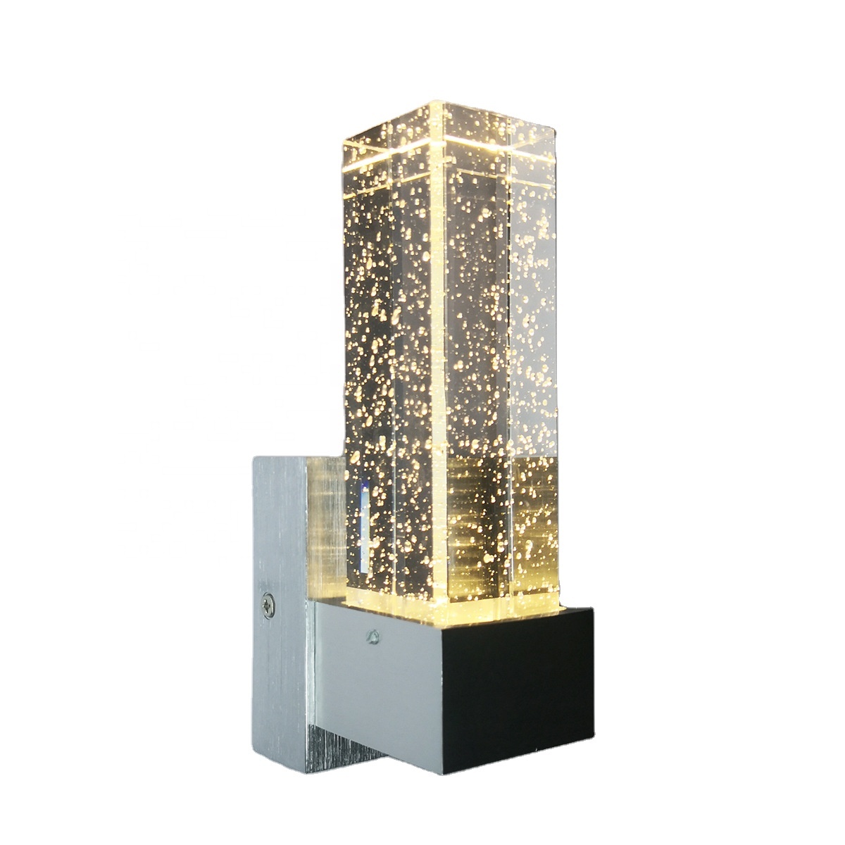 Modern Outdoor Wall Lamp with LED Light Iron+Crystal Design WL4310