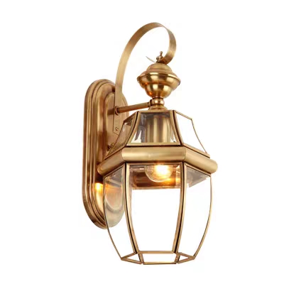 Brass Outdoor Wall Lamp Used for Villa Garden Corridor Decoration WL4320