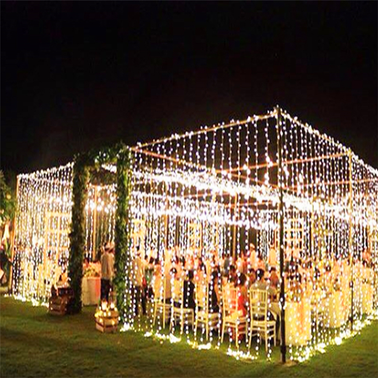 Bronze Blue LED Fairy Light Ceiling Curtain Lights CUR500
