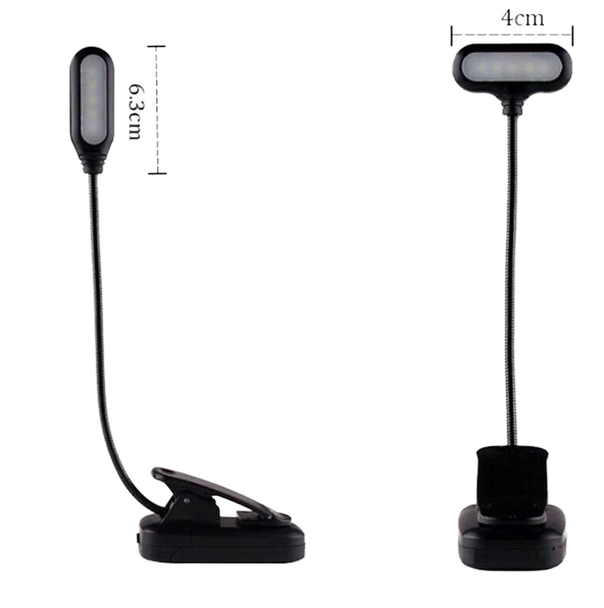 Switch Control Clamp Book Lamp LED Night Light Reading Light BOK1600