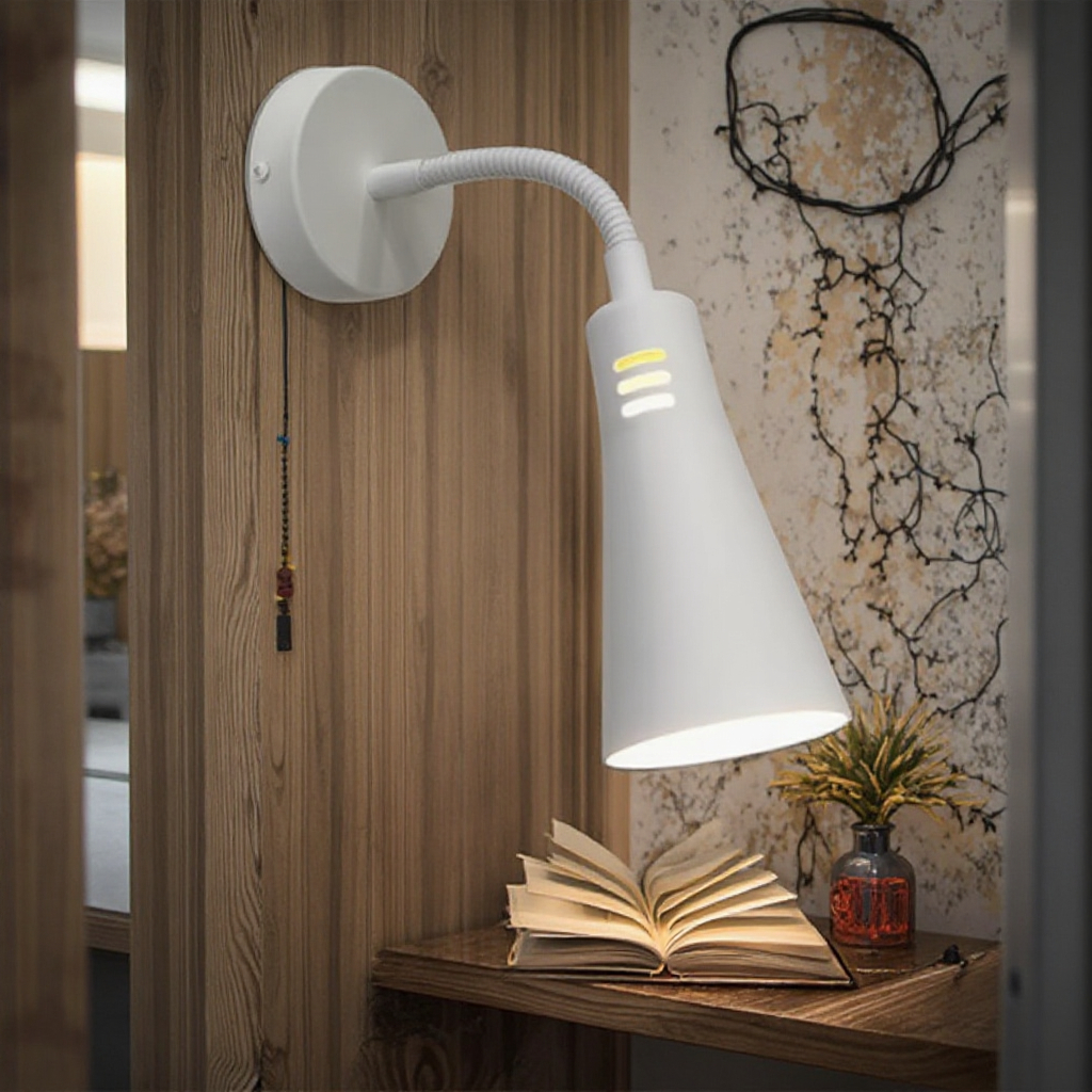 6W E14 Library Gooseneck Reading Wall Lamp WL4350picture6