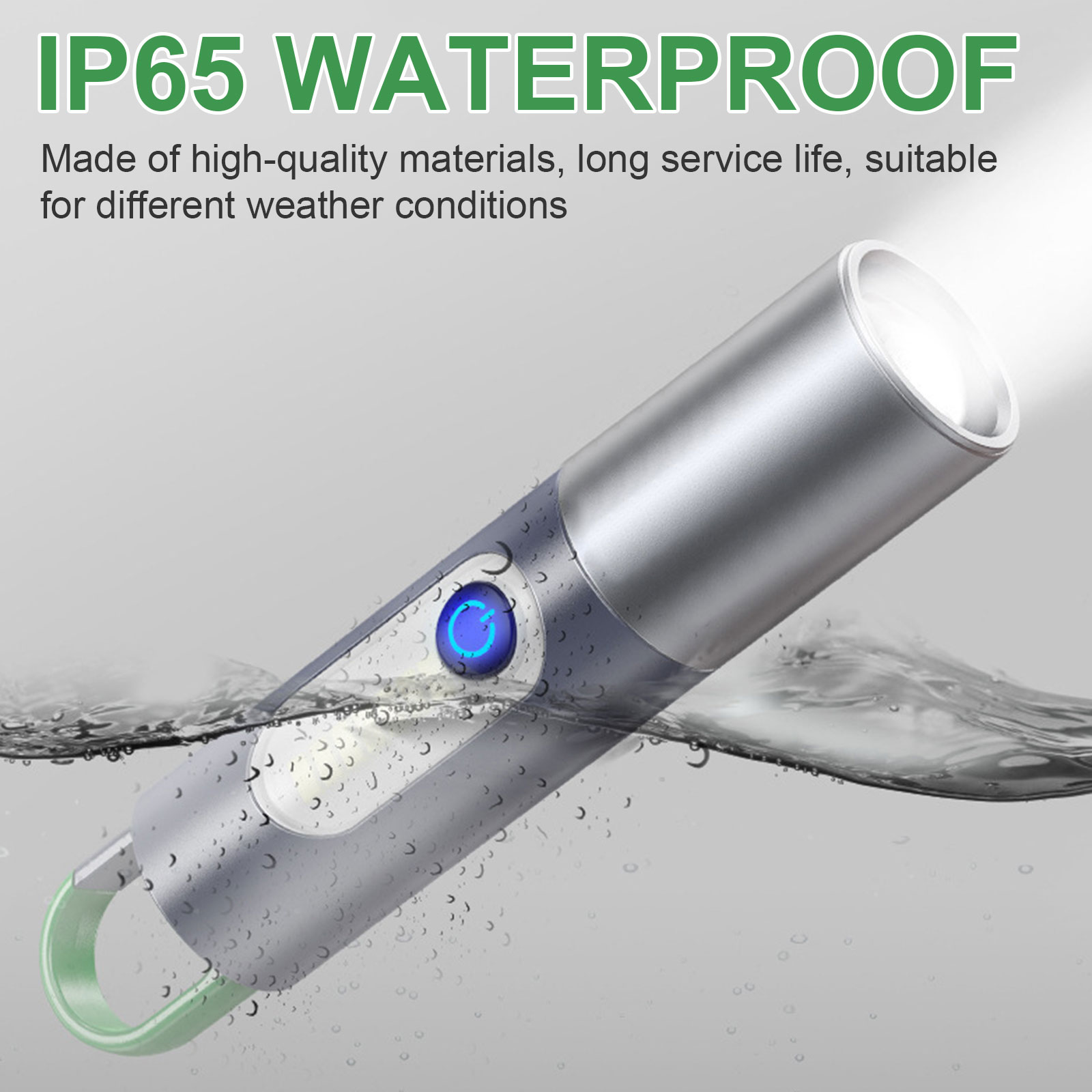 USB Rechargeable COB Aluminum Telescopic Zoom LED Torch Light FSH360picture5