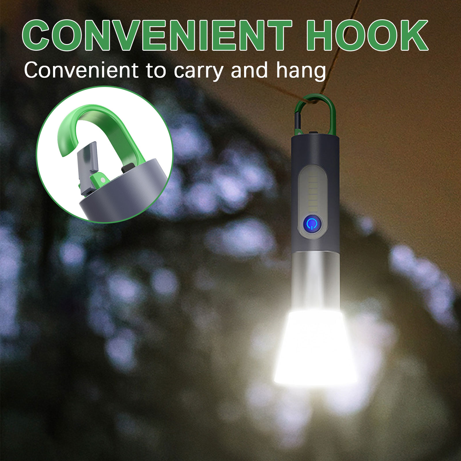 USB Rechargeable COB Aluminum Telescopic Zoom LED Torch Light FSH360picture6