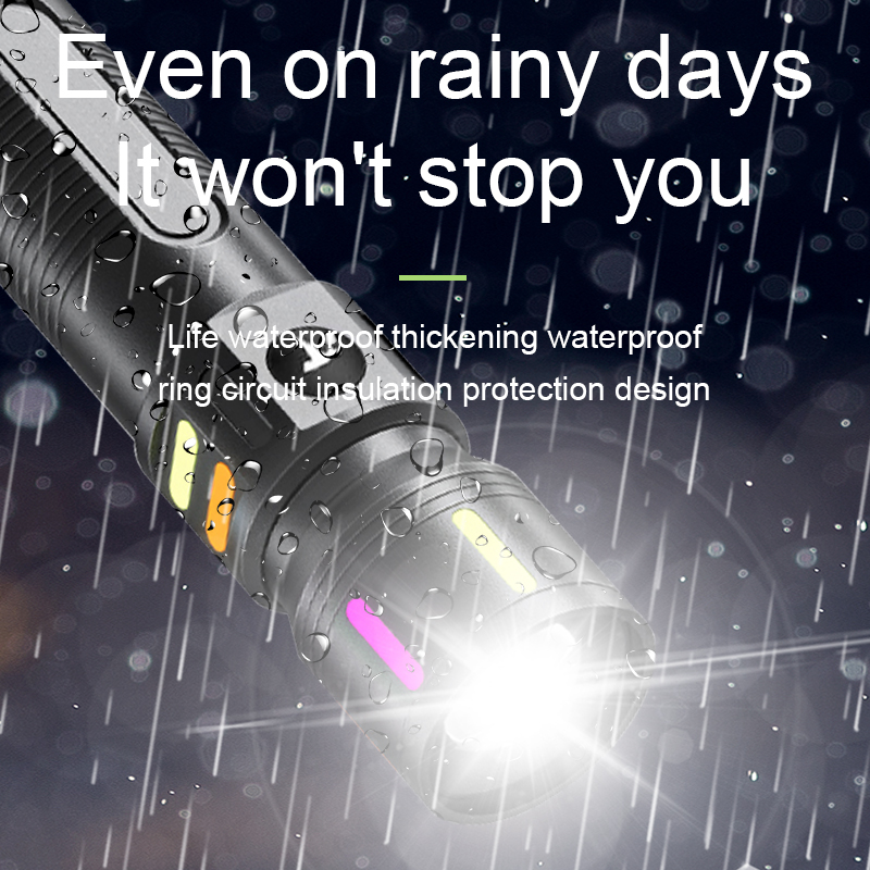 Portable Super Bright High Lumens Waterproof Rechargeable LED Torch Flashlight FSH380picture6