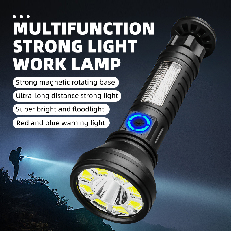 Multifunctional Rechargeable Power Display Torch Flashlights FSH370picture2