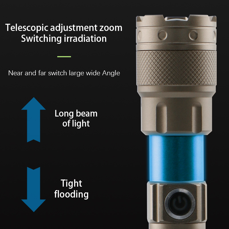 High Lumen Waterproof Zoom LED Flashlight FSH440picture3