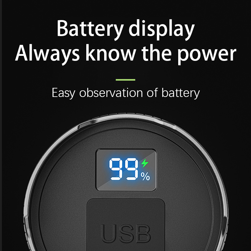 Handheld Long-range Portable USB Charging Outdoor LED Flashlight FSH450picture5