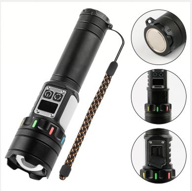 Multi-functional Flashlight with Strong Light Outdoor Long-range FSH470