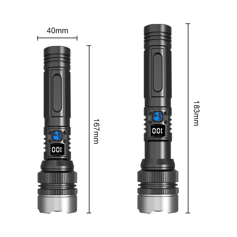 Long Distance 1000 Meter Flash Type C Rechargeable LED Tactical Flashlight FSH300picture2