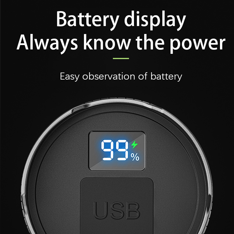 Aluminum Digital Display Emergency High Power LED Flashlights FSH280picture4