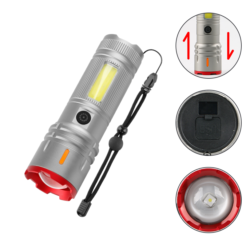 Aluminum Digital Display Emergency High Power LED Flashlights FSH280picture6
