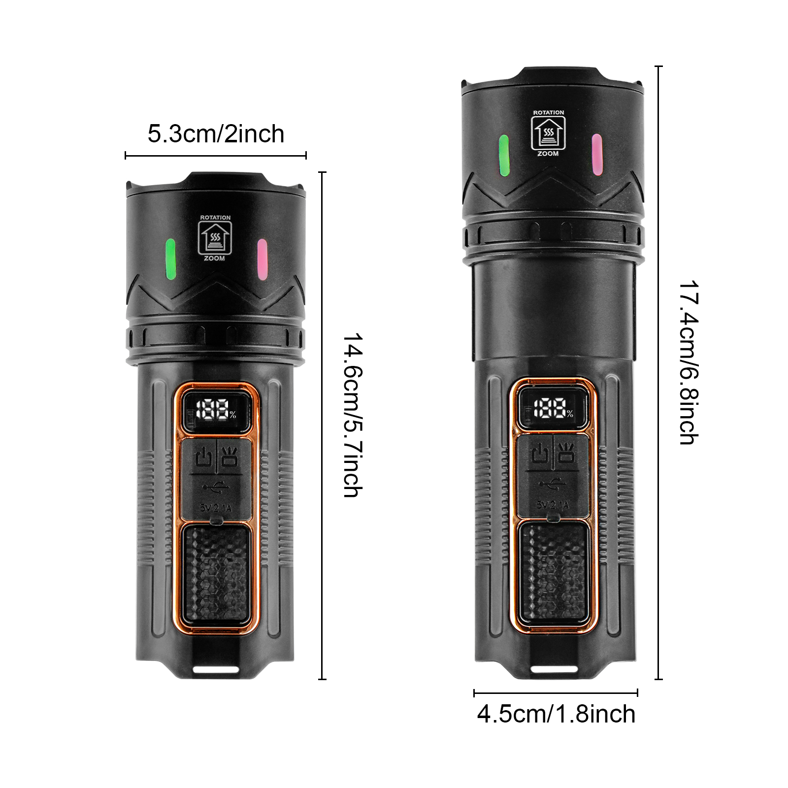 Super Bright LED Mini USB Rechargeable Camping Torches FSH230picture2