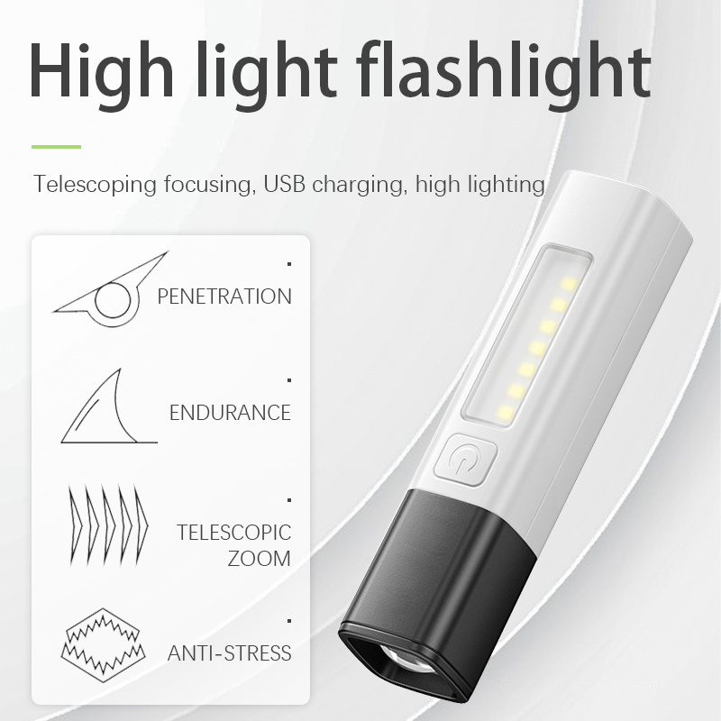 Super Bright USB Rechargeable Flashlight FSH210picture2