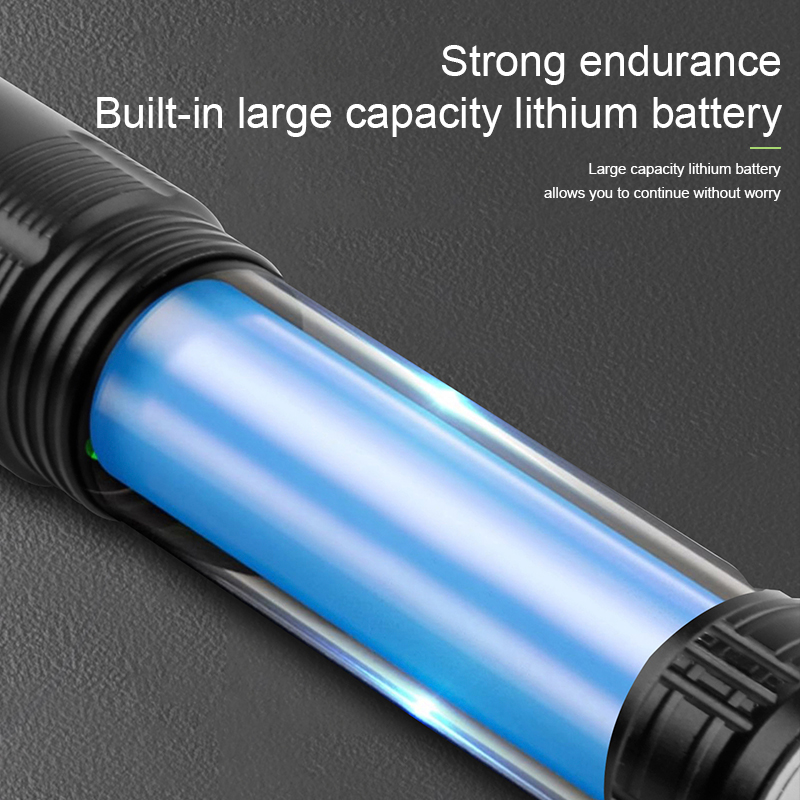 Zoomable LED Outdoor Waterproof USB Rechargeable Flashlight FSH190picture5