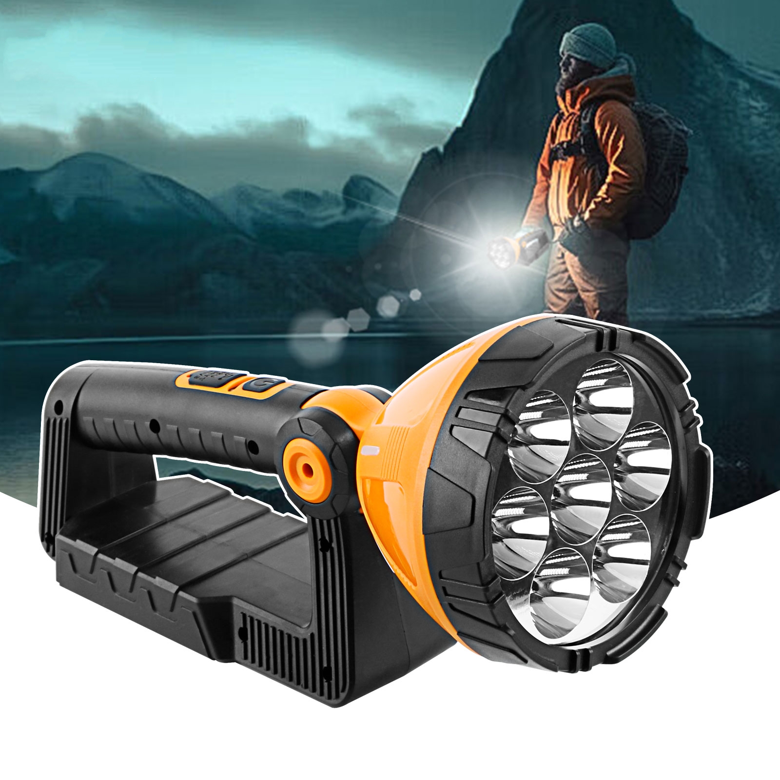 1000LM USB Rechargeable Outdoor Portable Long Range Searchlight FSH500picture2