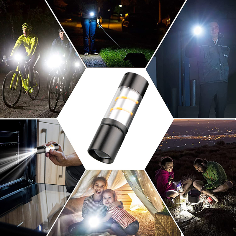 USB Rechargeable Mini Xpe LED Outdoor Flashlight FSH510picture5