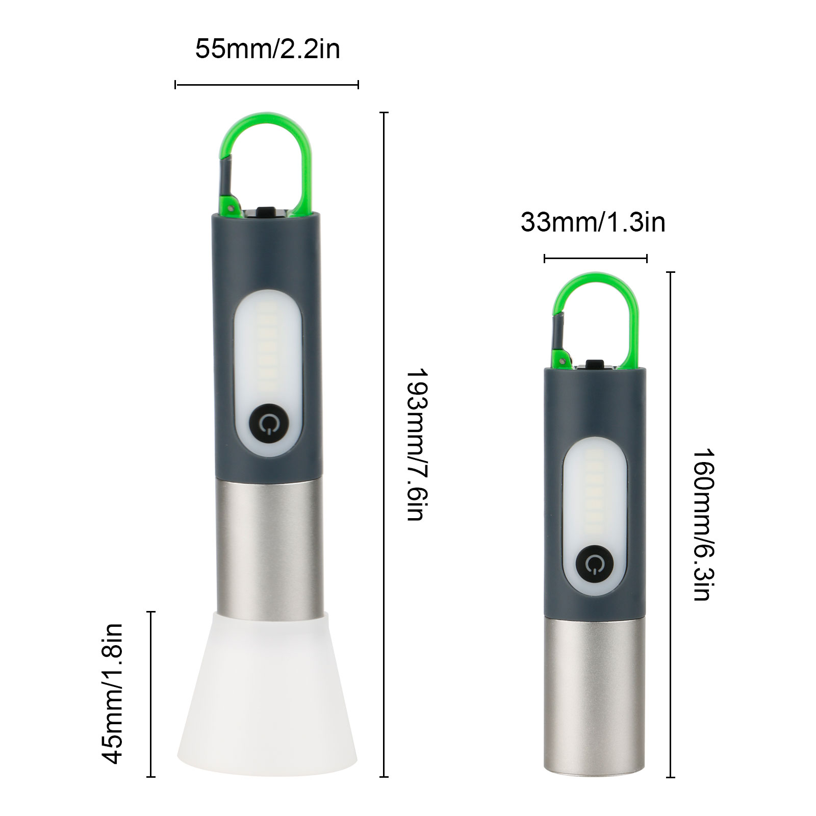 Zoomable Multifunctional LED&SMD USB Rechargeable Flashlight FSH530picture6