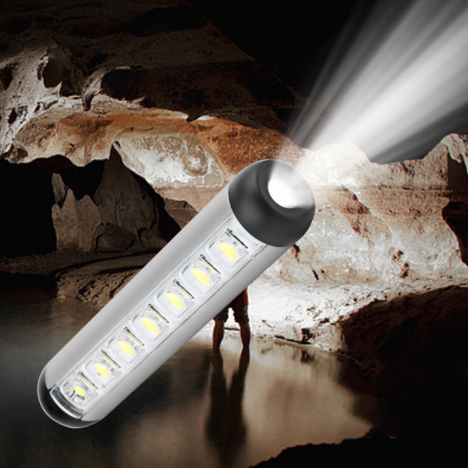 USB Rechargeable Magnetic LED Flashlight FSH550picture6
