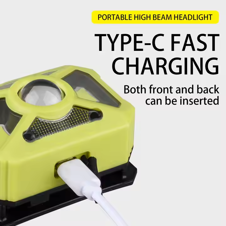Waterproof Adjustable Outdoor Strong Light Sensor USB Charging LED Headlamp HDL5200picture3