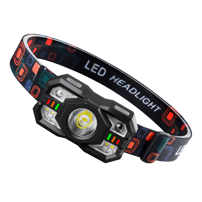 Power Display 1200mAh Induction Type-C USB LED Head Light HDL5500picture2