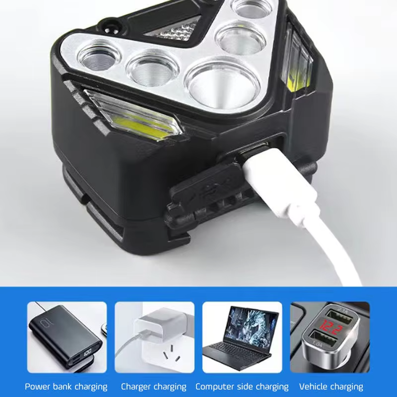Strong Light Abs Three Source Power Display Head Lamp HDL5600picture5
