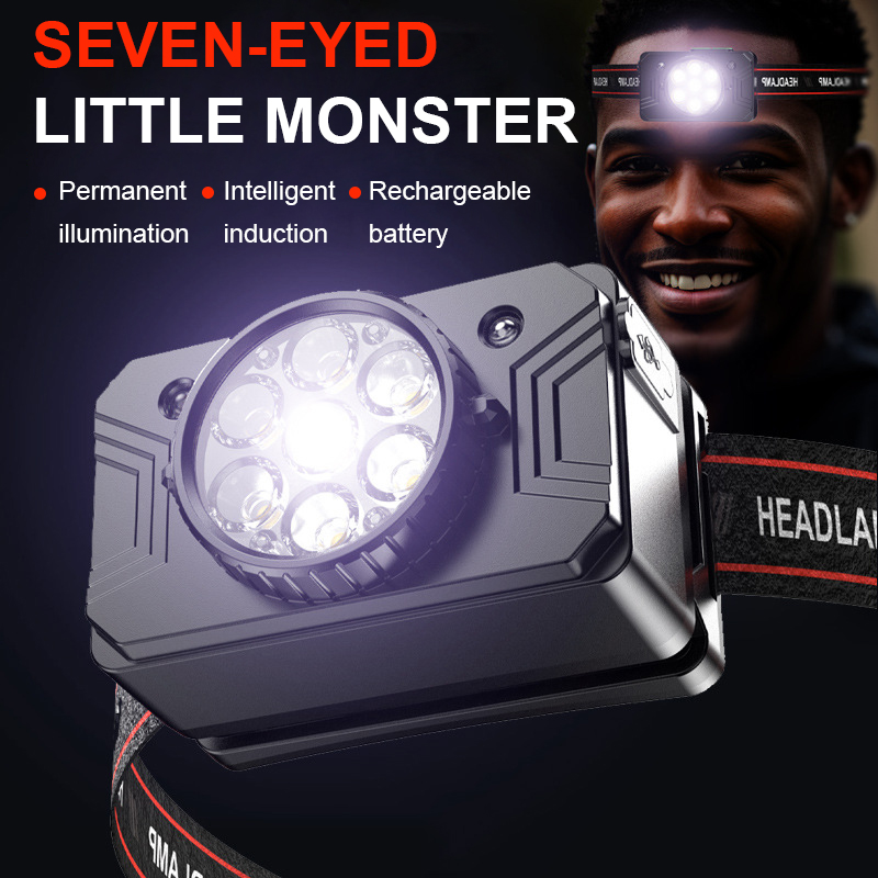 Popular 5LED XPE High Lumen LED Headlight HDL5800picture2