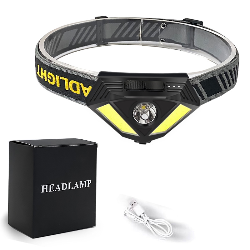 Outdoor USB Rechargeable Motion Sensor Bright LED Headlamp HDL5900picture6