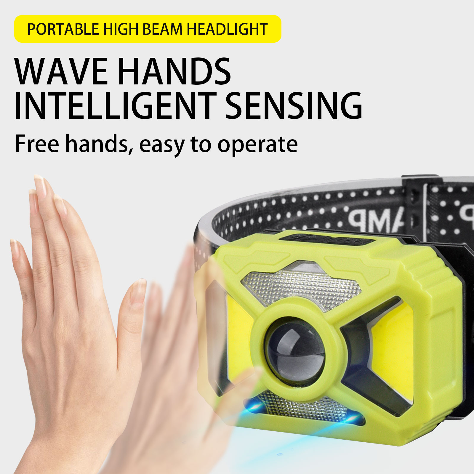 Waterproof USB Charging Motion Sensor LED Headlight HDL6000picture4