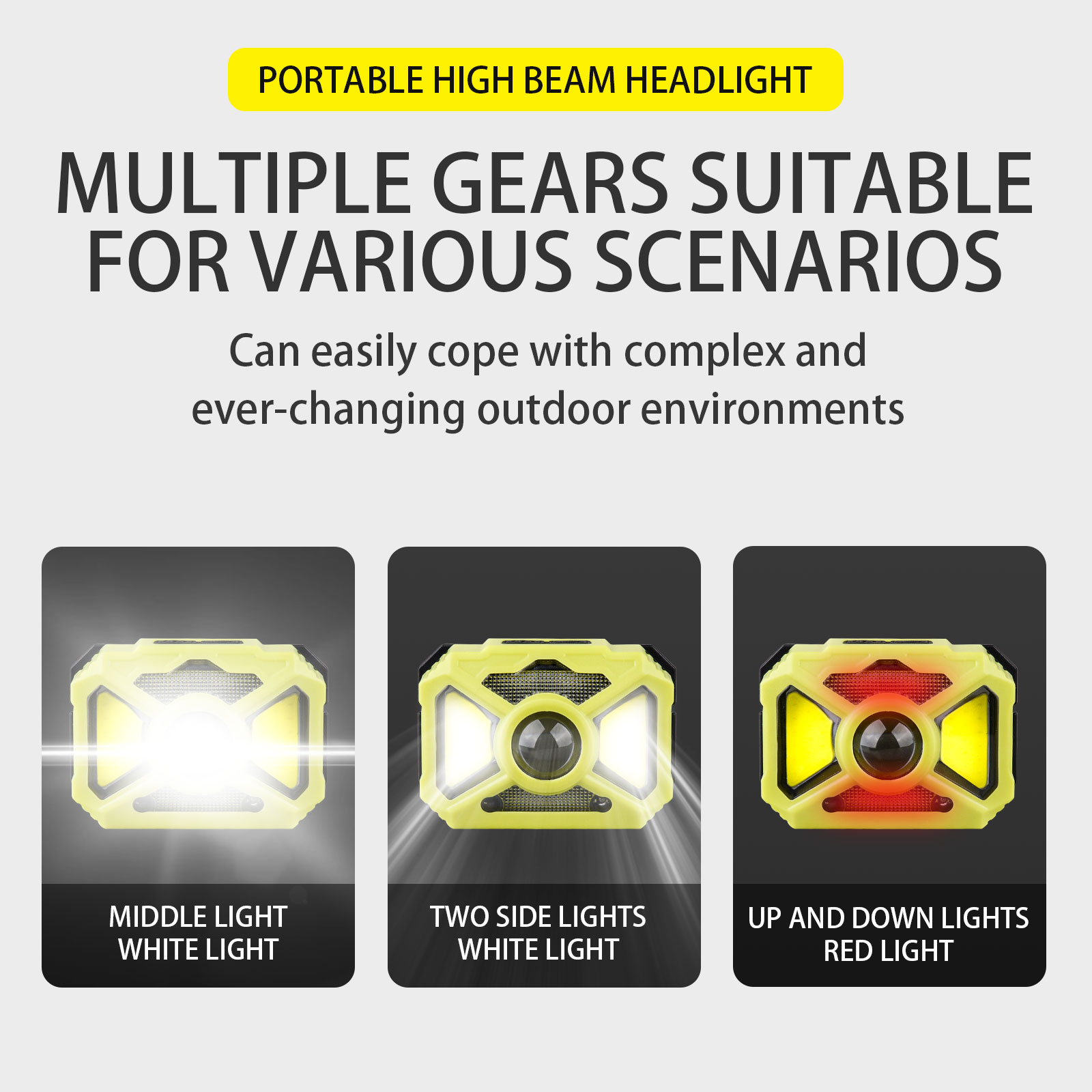 Waterproof USB Charging Motion Sensor LED Headlight HDL6000picture6
