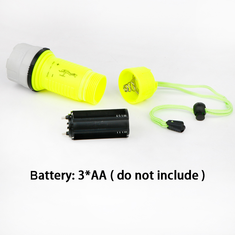 Underwater Swimming IP68 Waterproof LED Diving Flashlight DVL2000picture4