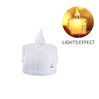 LED Tea Lights Realistic and Bright Flickering Holiday Gift Flameless Battery Operated Candles CAD17